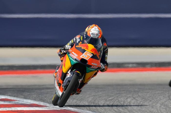 Jaume Masia berhasil meraih pole position, sementara Andi Gilang tak mampu lolos ke sesi Q2 di kualifikasi Moto3 Amerika 2021