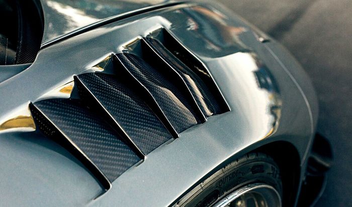 Ventilasi udara di fender depan modifikasi Lamborghini Huracan