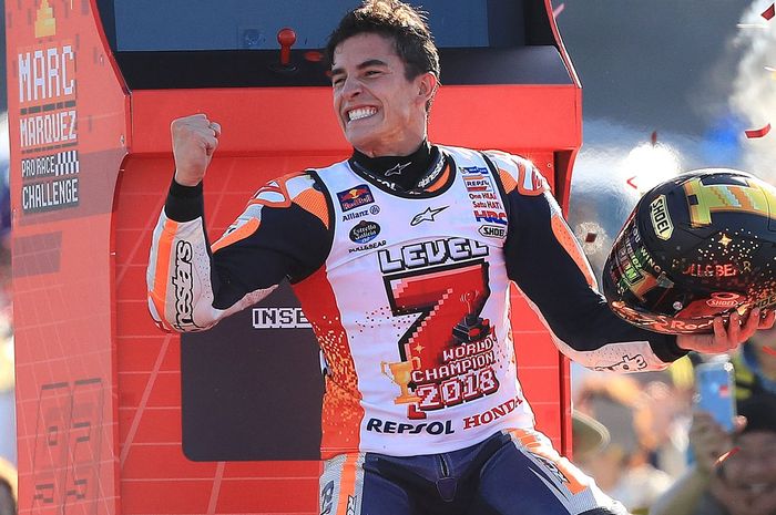 Marc Marquez koleksi 7 titel juara dunia, 5 di antaranya di kelas MotoGP