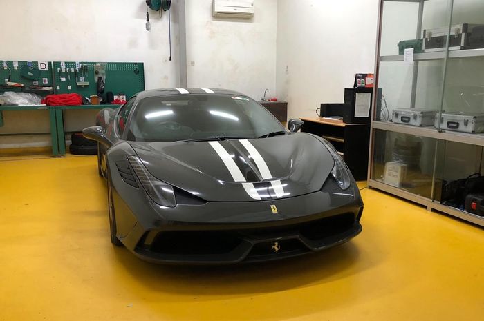 Ferrari 458 Speciale bakal dilelang KPKNL Palembang dalam waktu dekat.