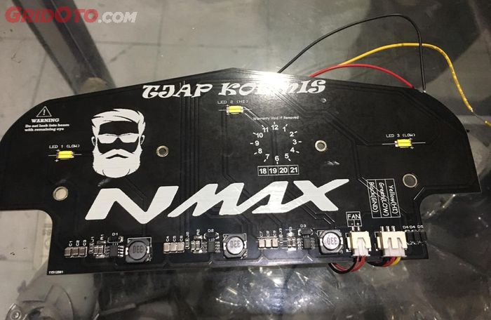 Upgrade Lampu Yamaha NMAX, bisa diatur tingkat keterangannya
