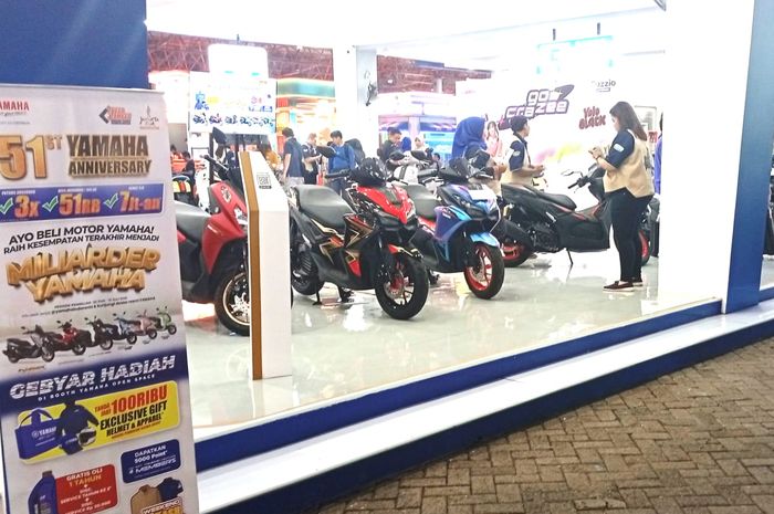 Booth Yamaha di Jakarta Fair 2025