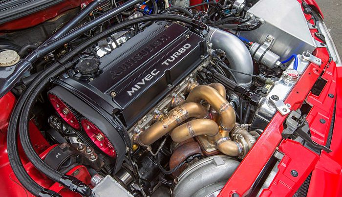 Upgrade mesin Mitsubishi Evo VIII diklaim menghasilkan tenaga 950 dk