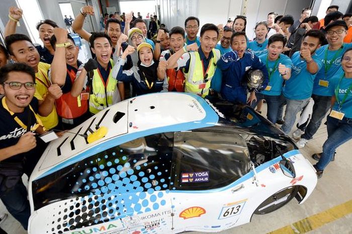 Mobil bertenaga hidrogen buatan mahasiswa ITS sukses  podium di Malaysia