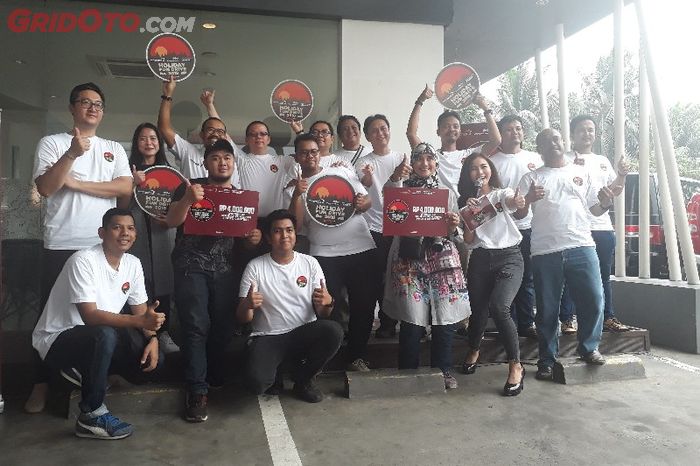 Pihak Pertamina, para tester, dan pemenang Holiday Fun Drive 2018