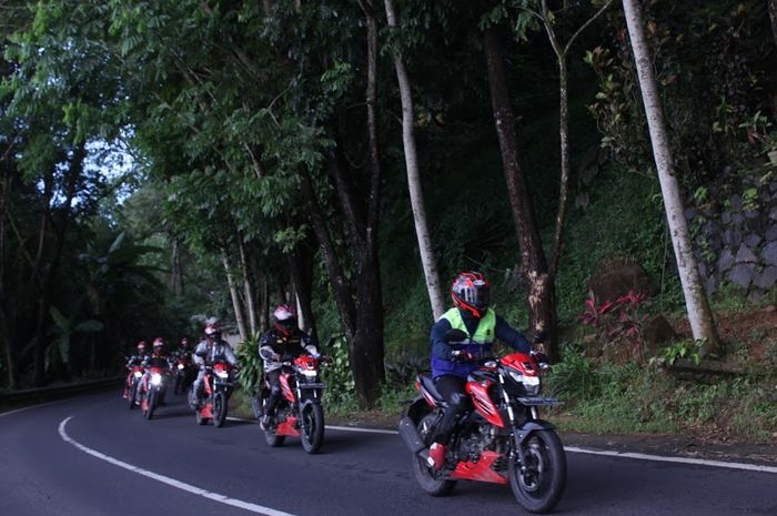 Turing GSX150 Bandit bareng Suzuki kini sapa Manado