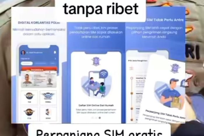 Info palsu bikin sim gratis dari akun IG @berita_korlantaspolri