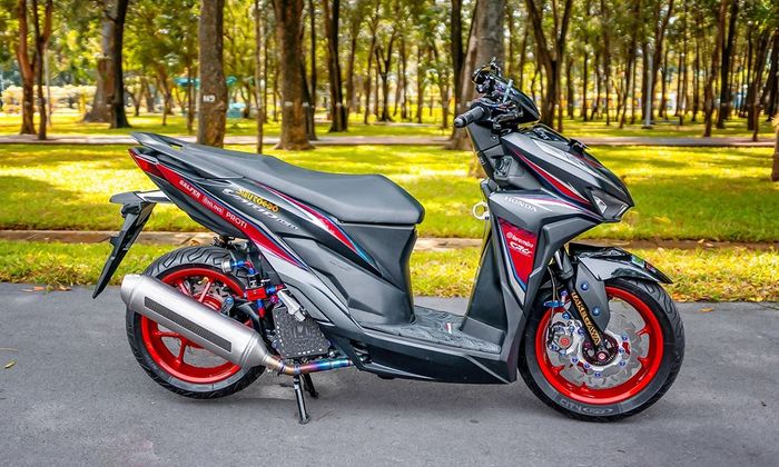 Peleknya ternyata pakai punya Yamaha Aerox