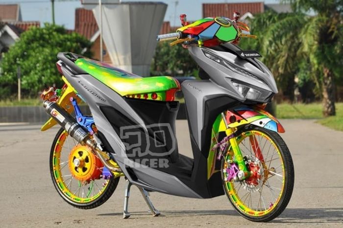 All New Honda Vario 150 gaya thailook hasil modifikasi digital