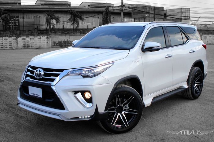 Modifikasi simple Toyota Fortuner pakai body kit Ativus