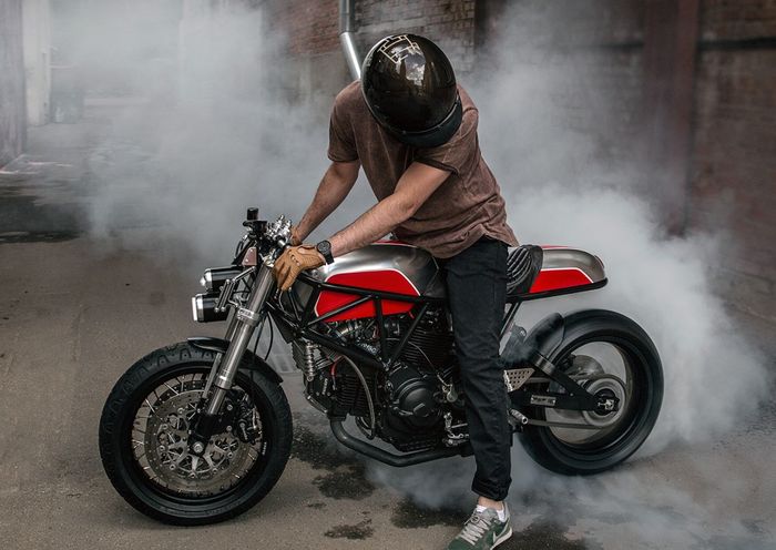 Ducati 900 SuperSport kustom caf&eacute; racer dari Birdie Customs, dilansir oleh Bikeexif.com