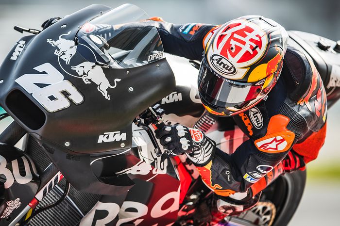 Mengendarai KTM RC16, Dani Pedrosa tampil mengesankan pada sesi shakedown test dan tes pramusim MotoGP di Sepang