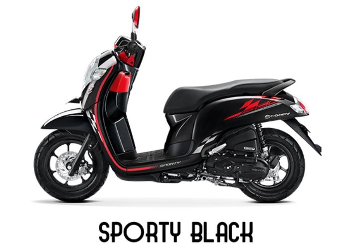 All New Scoopy Sporty Black