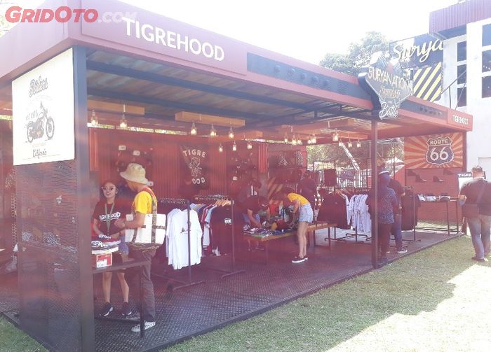 Tigerhood, penyedia apparel berkendara turut hadir di Suryanation Motorland 2018
