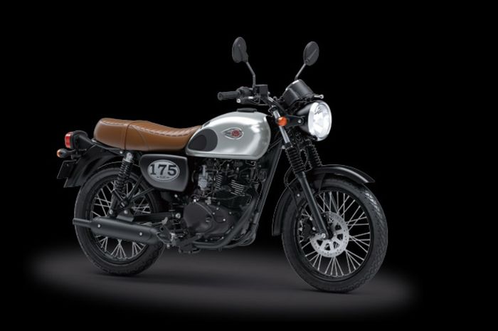 Diameter cakram Kawasaki W175 termasuk kecill