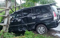 Kijang Innova Penyok, Ditampar Suzuki Carry Bertanduk Dari Kiri 