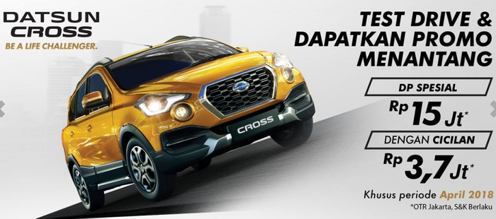 Promo Datsun Indonesia di Bulan April 2018