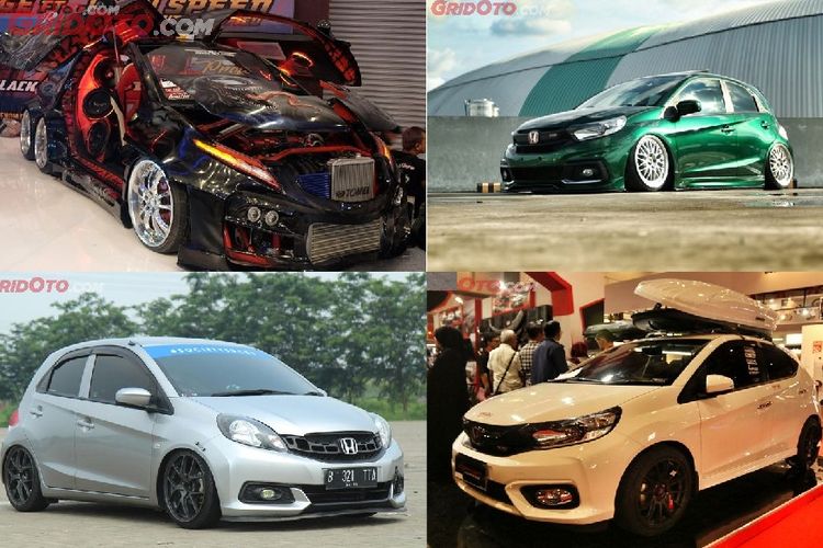 Deretan Modifikasi Honda Brio Dari Sporty Hingga Dijejali 6 Roda Semua Halaman Gridoto Com