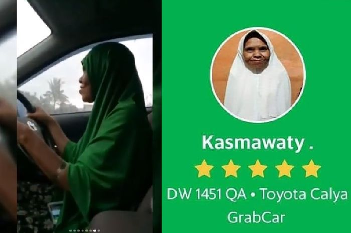 Kisah nenek jadi driver taksi online di Makassar