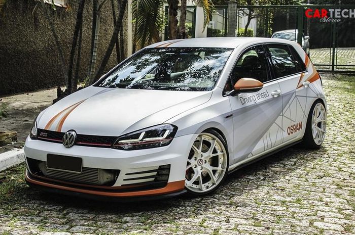 Modifikasi VW Golf Mk7 GTi asal Brazil dengan tampilan sporty