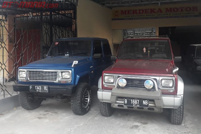 Daihatsu Feroza di showroom Merdeka Motor di Depok, Jawa Barat.