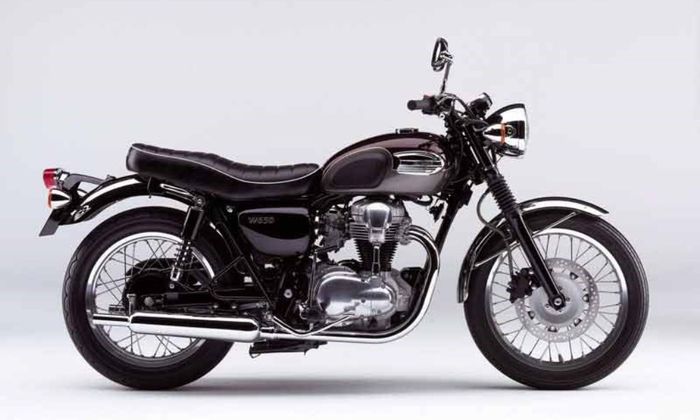 Tampilan standard Kawasaki W650, dilansir oleh www.motorcyclenews.com