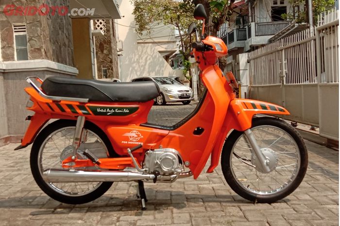 Honda Astrea Legenda Pos Indonesia hasil restorasi