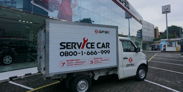 Service Car dalam program DFSK Siaga Mudik