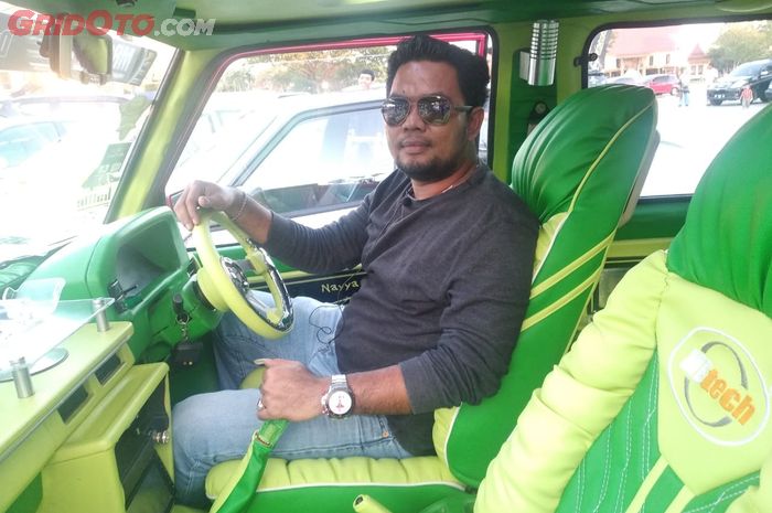 Dedi pilih retrim kabin pakai MBtech Camaro Fiesta Pop Green dan Neon Green