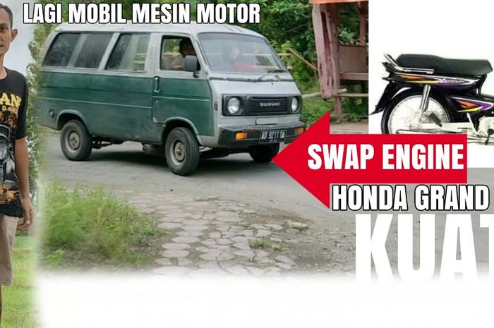 Video Suzuki ST20 Truntung bermesin Honda Grand