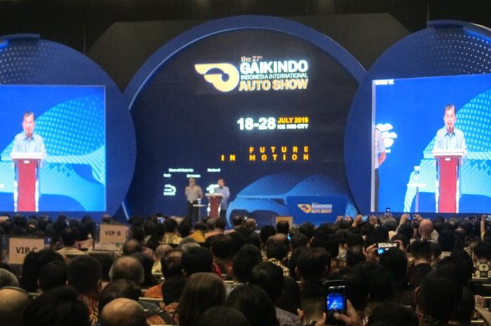 Pembukaan GIIAS 2019, Wapres JK Bicara Kemacetan Pertanda Kemajuan Ekonomi 