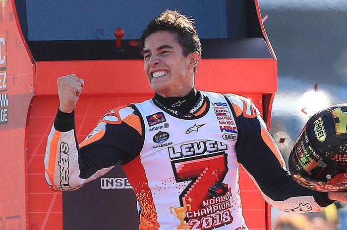 Marc Marquez koleksi 7 titel juara dunia, 5 di antaranya di kelas MotoGP