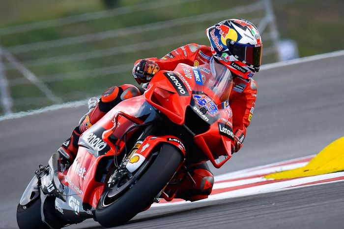 Danilo Petrucci berkomentar soal kiprah Jack Miller jadi pembalap tim pabrikan Ducati pada tiga balapan awal MotoGP 2021