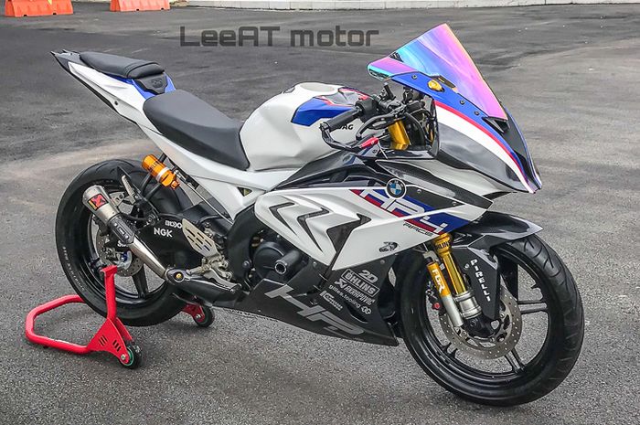 Yamaha R15 dipermak menjadi BMW HP4