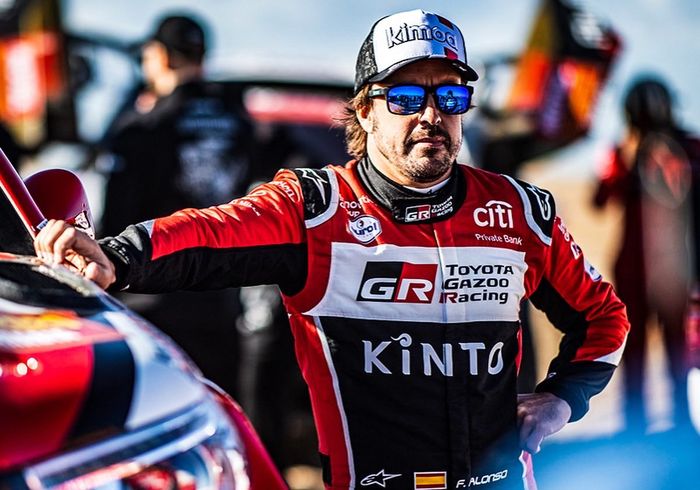 Fernando Alonso di Reli Dakar 2020
