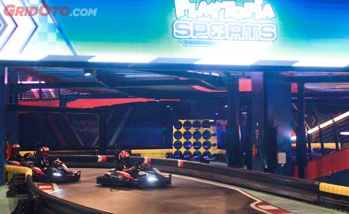 Playtopia Sports hadirkan sesi Game of Karts, pemain gokart ini ditambahkan dengan fitur seperti video game yang dapat dimainkan secara nyata