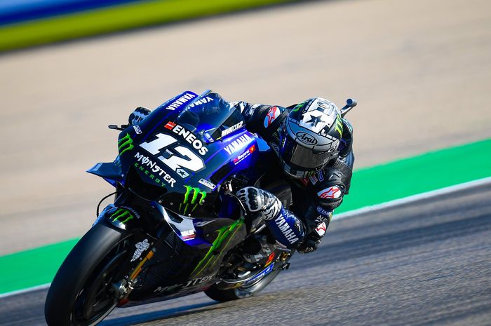 Mulai merasa nyaman dengan motor Yamaha di MotoGP Aragon, Maverick Vinales bertekad untuk bertarung di barisan depan sejak lap pertama