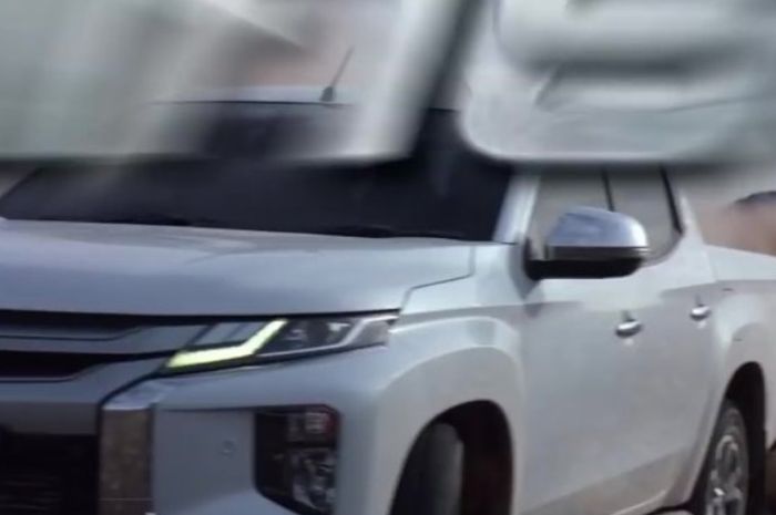 Mitsubishi Triton generasi anyar di teaser yang diunggah Mitsubishi