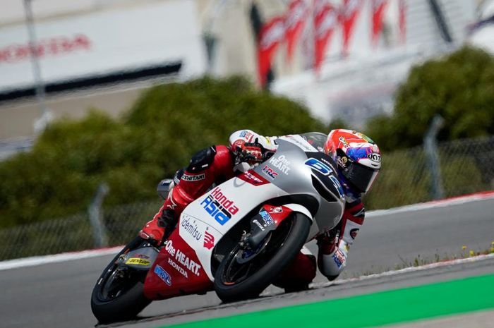 Mario Suryo Aji tampil cukup menjanjikan pada sesi latihan bebas Free Practice 1 (FP1) Moto3 Prancis 2022