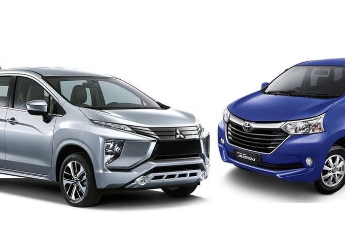 Ilustrasi, Mitsubishi Xpander dan Toyota Avanza