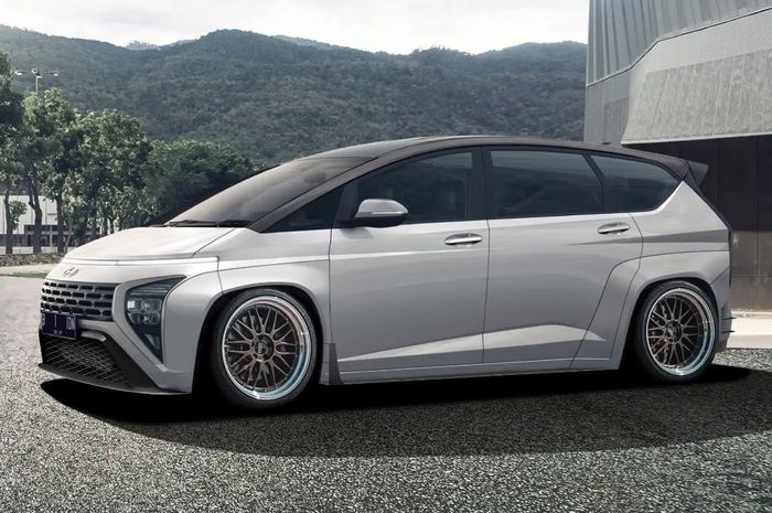 Digital modifikasi Hyundai Stargazer tampil agresif mengusung gaya racing