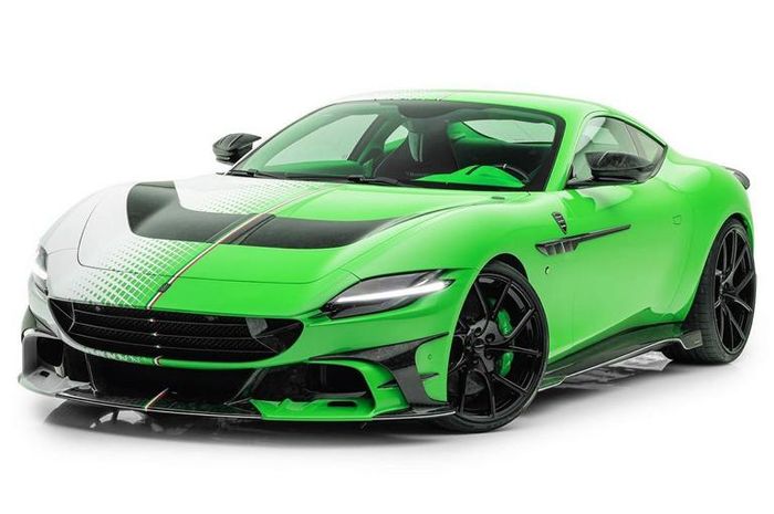 Modifikasi Ferrari Roma berjuluk Tempesta Verde garapan Mansory, Jerman