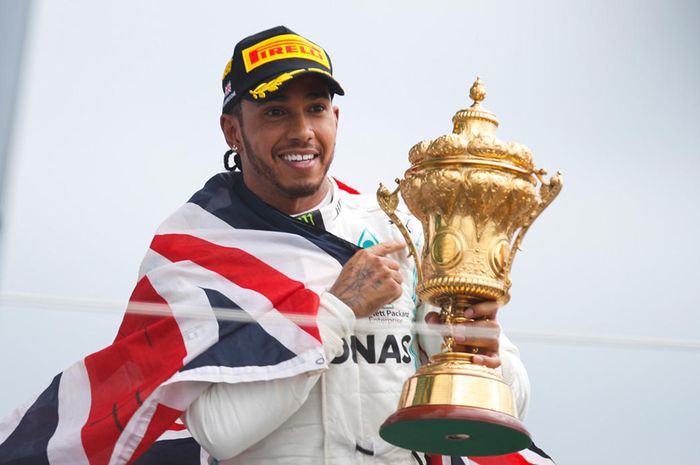 Lewis Hamilton jadi pembalap terbanyak yang menang di F1 Inggris
