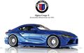 Gambaran Moleknya Toyota GR Supra Pasang Body Kit dan Pelek Alpina
