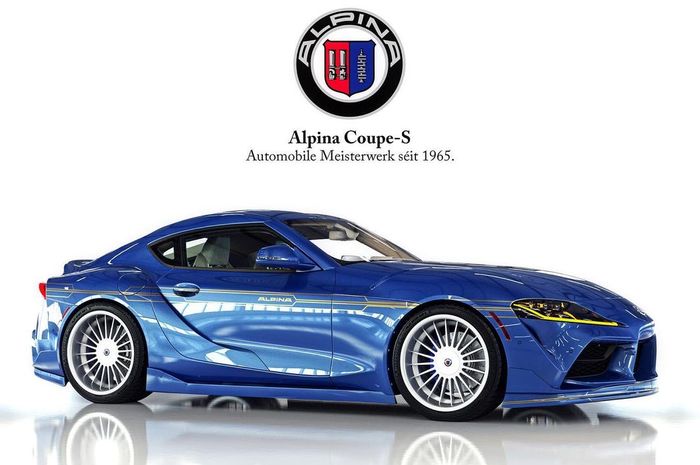 Modifikasi digital Toyota GR Supra pakai body kit Alpina, in-house tuner BMW