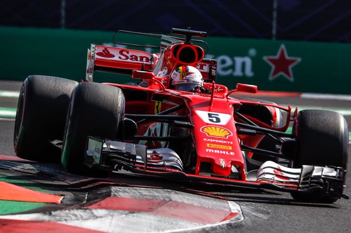 Raih pole position di GP F1 Meksiko 2017, Sebastian Vettel menyebut kecepatan mobilnya bagus