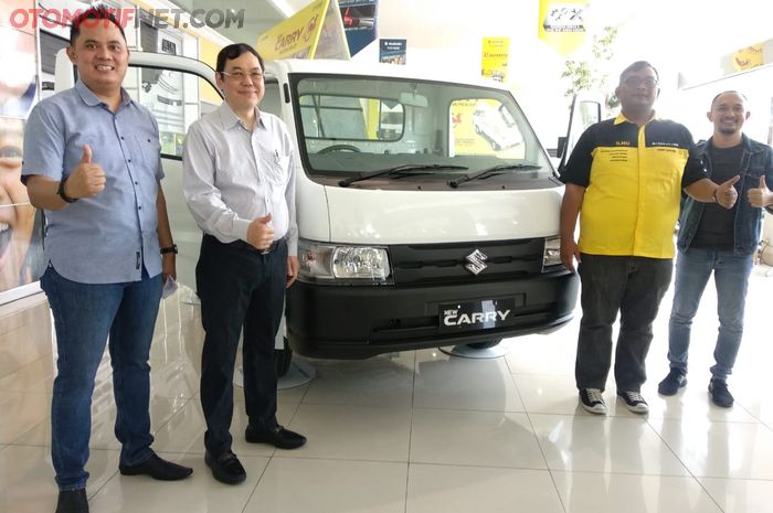 PT Suzuki Indomobil Sales (SIS) menghajat test drive New Carry Pick Up di Yogyakarta