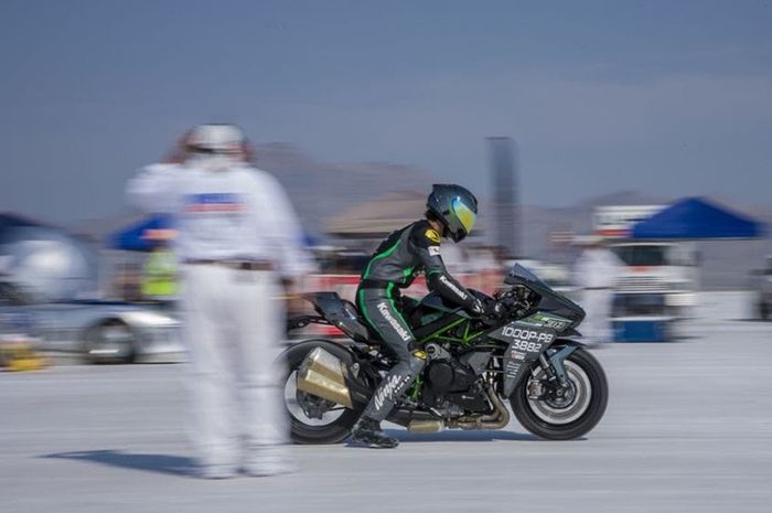 Kawasaki H2 besutan Team 38 di Bonneville Speed Week 2018