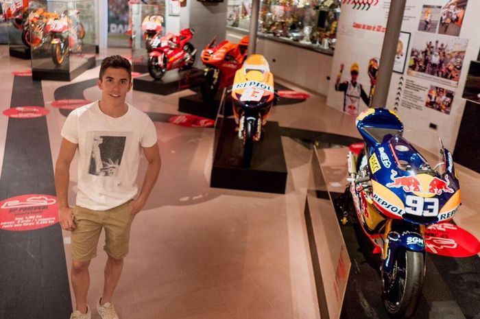 Marc Marquez di museum pribadinya di Cervera