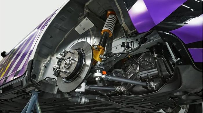 Honda e-Drag sudah ditopang coilover khusus